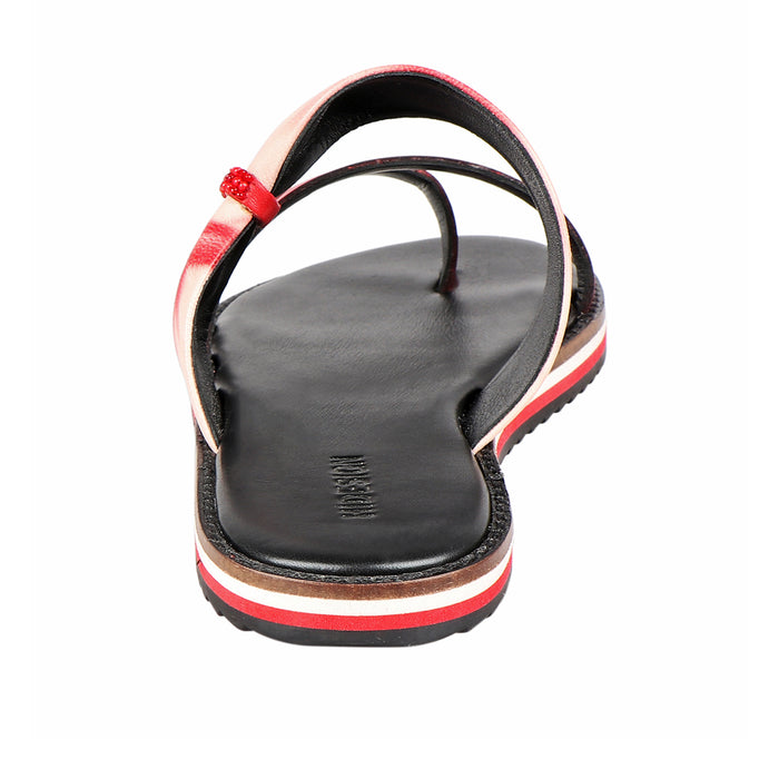 Chrissie Women's Red Leather Flats