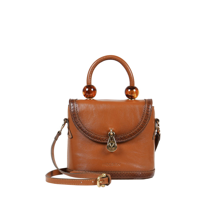 Churro 01 Tan Leather Sling Bag