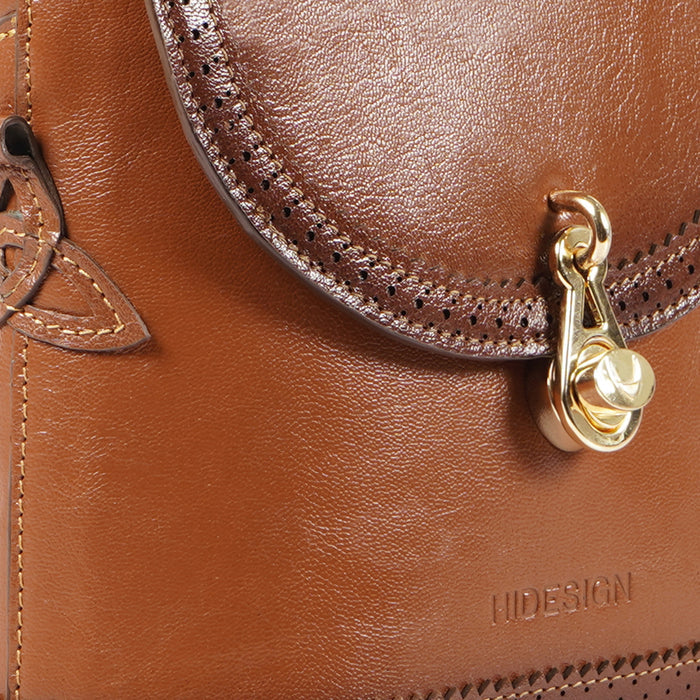 Churro 01 Tan Leather Sling Bag