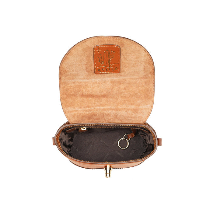 Churro 01 Tan Leather Sling Bag