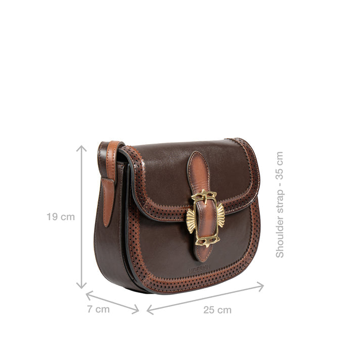 Churro 02 Brown Leather Shoulder Bag