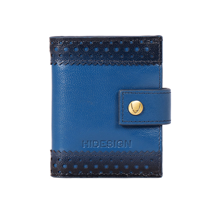Churro W1 Blue Leather Card Holder