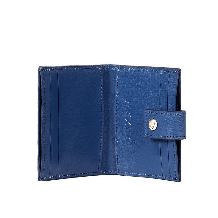 Churro W1 Blue Leather Card Holder