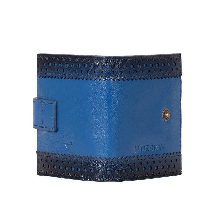 Churro W1 Blue Leather Card Holder