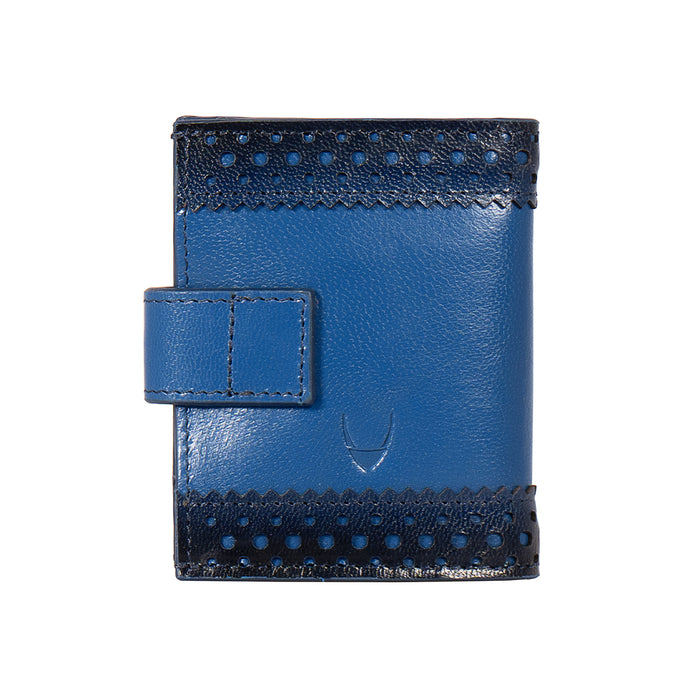 Churro W1 Blue Leather Card Holder