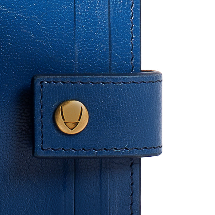 Churro W1 Blue Leather Card Holder