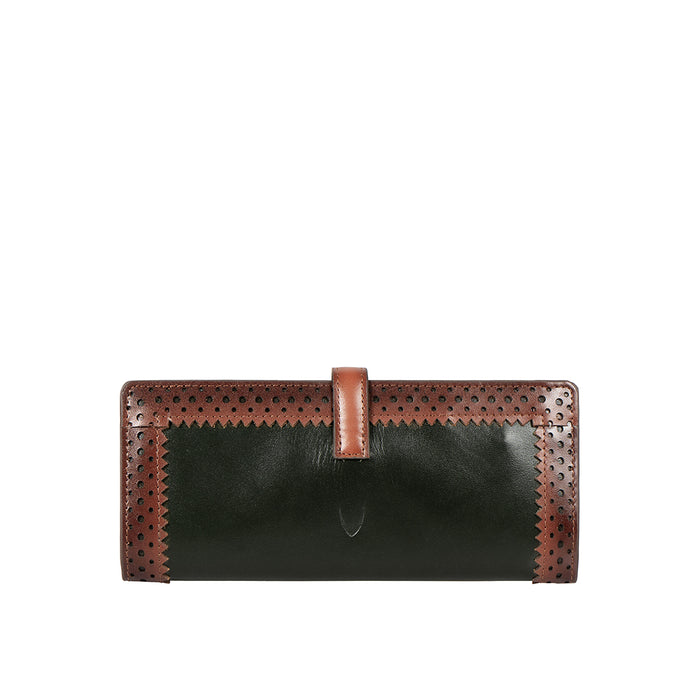 Churro W3 Green Leather Bi-Fold Wallet