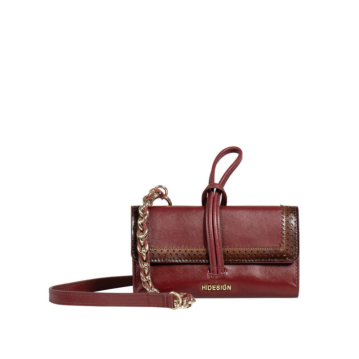 Churro W4 Red Leather Sling Wallet