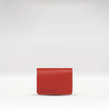 Clover W1 Red Leather Bi-Fold Wallet