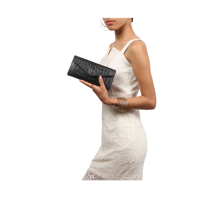 Colorado W1 Black Leather Clutch Wallet