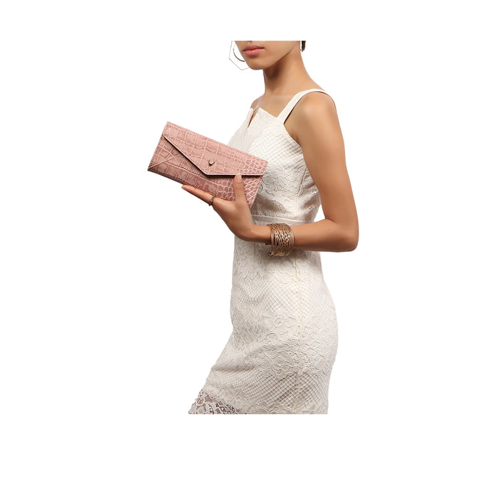 Colorado W1 Pink Leather Clutch Wallet