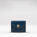 Comtesse W1 Blue Leather Tri-Fold Wallet