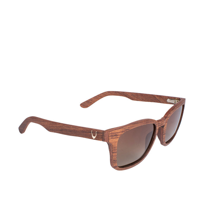 Congo-Wb319R Unisex Brown Wayfarer Sunglasses