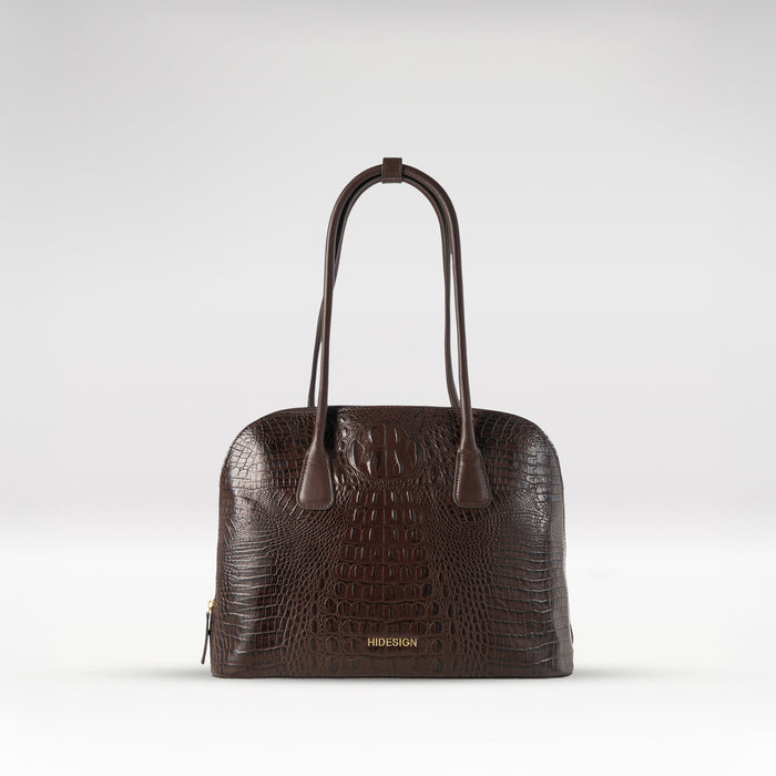 Copacabana 02 Brown Leather Shoulder Bag