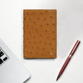 Coral W1 Tan Leather Passport Holder