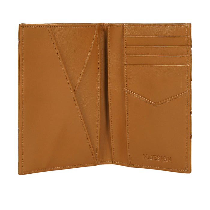 Coral W1 Tan Leather Passport Holder