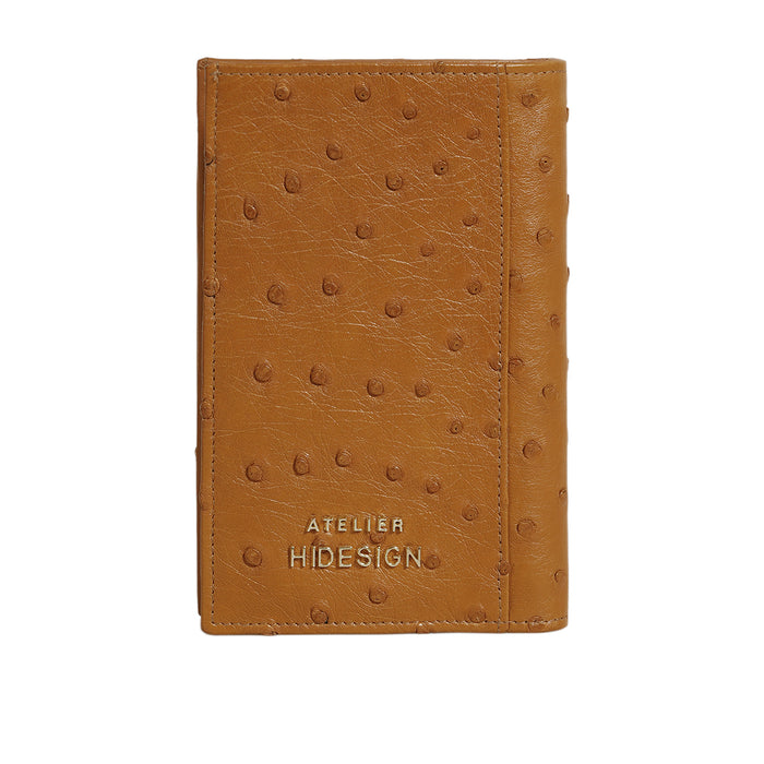 Coral W1 Tan Leather Passport Holder