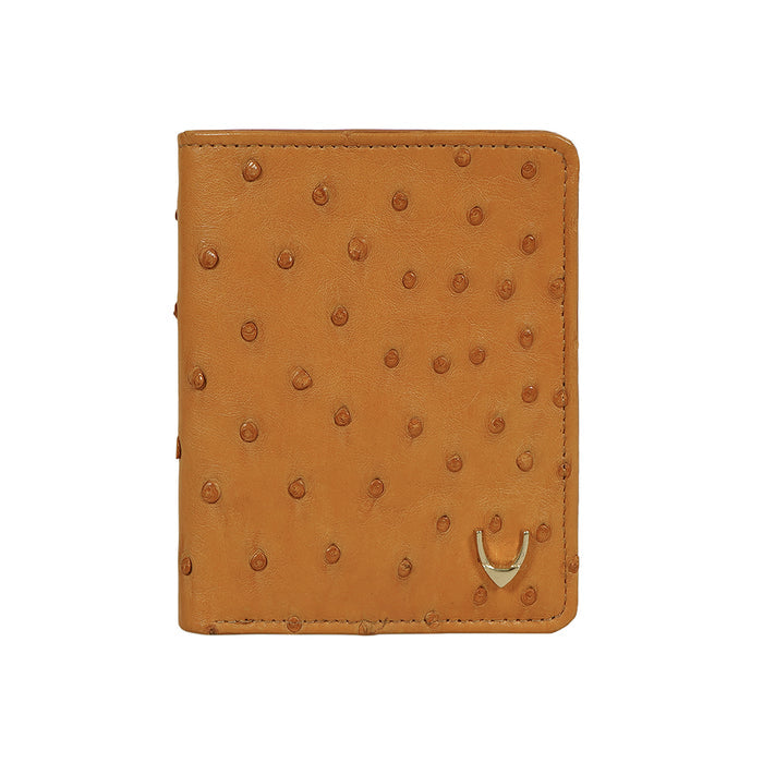 Coral W2 Tan Leather Bi-Fold Wallet