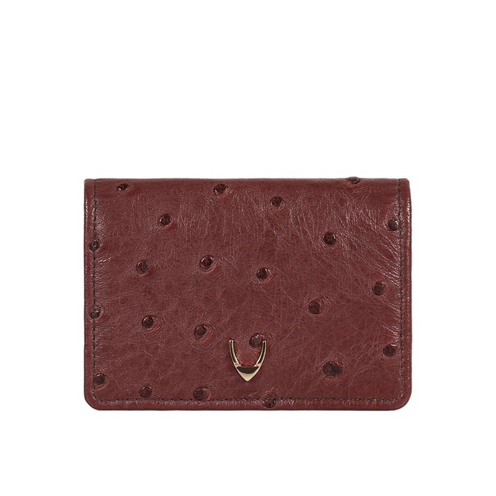 Coral W3 Brown Leather Bi-Fold Wallet