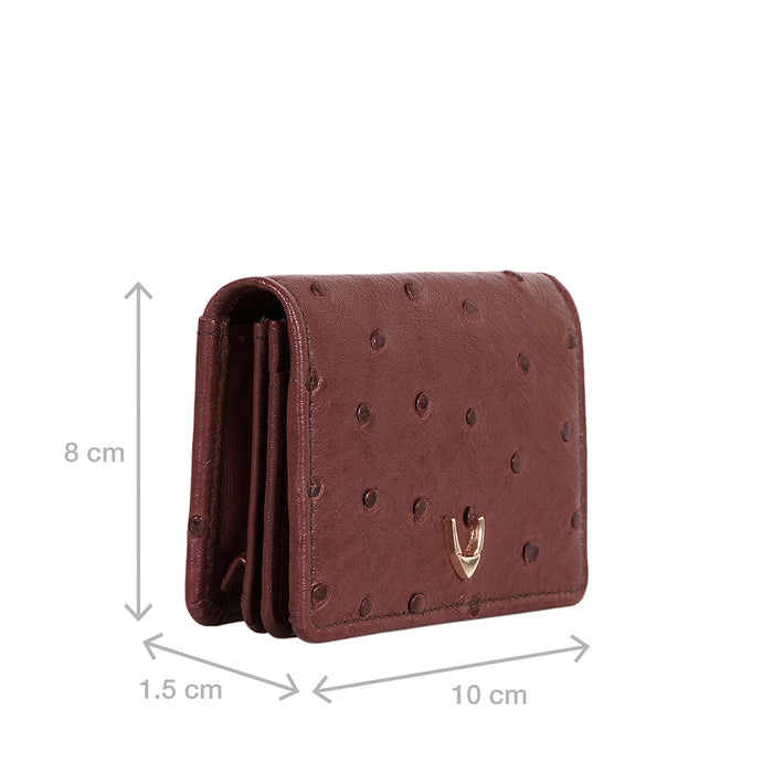 Coral W3 Brown Leather Bi-Fold Wallet