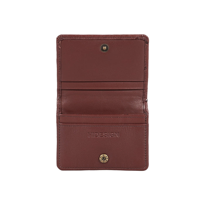 Coral W3 Brown Leather Bi-Fold Wallet