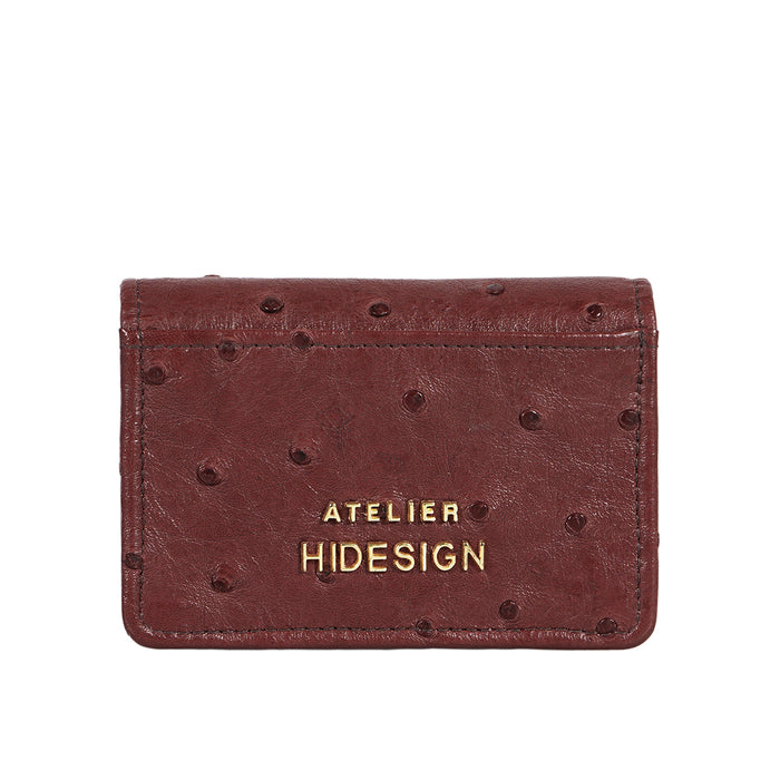 Coral W3 Brown Leather Bi-Fold Wallet