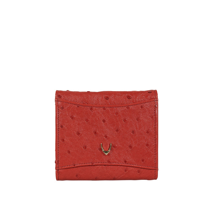 Coral W4 Red Leather Sling Wallet