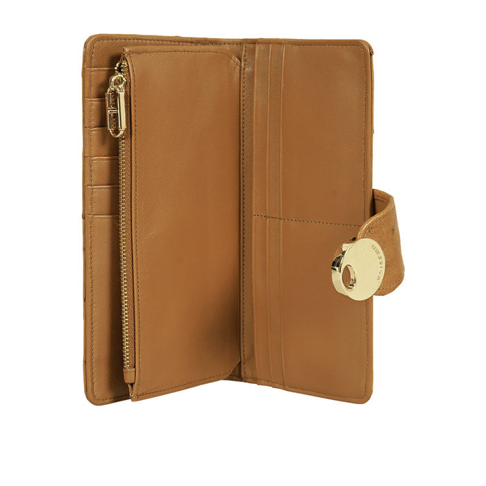 Coral W5 Tan Leather Bi-Fold Wallet
