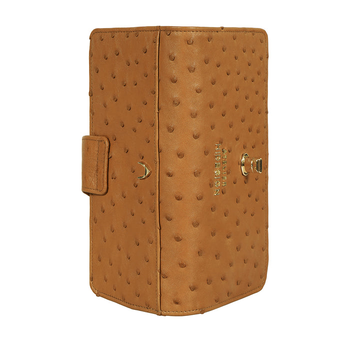 Coral W5 Tan Leather Bi-Fold Wallet