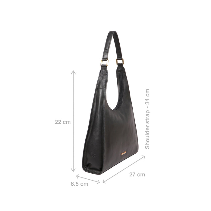 Cordoba 01 Black Leather Shoulder Bag