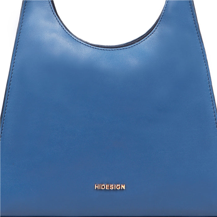 Cordoba 01 Blue Leather Shoulder Bag