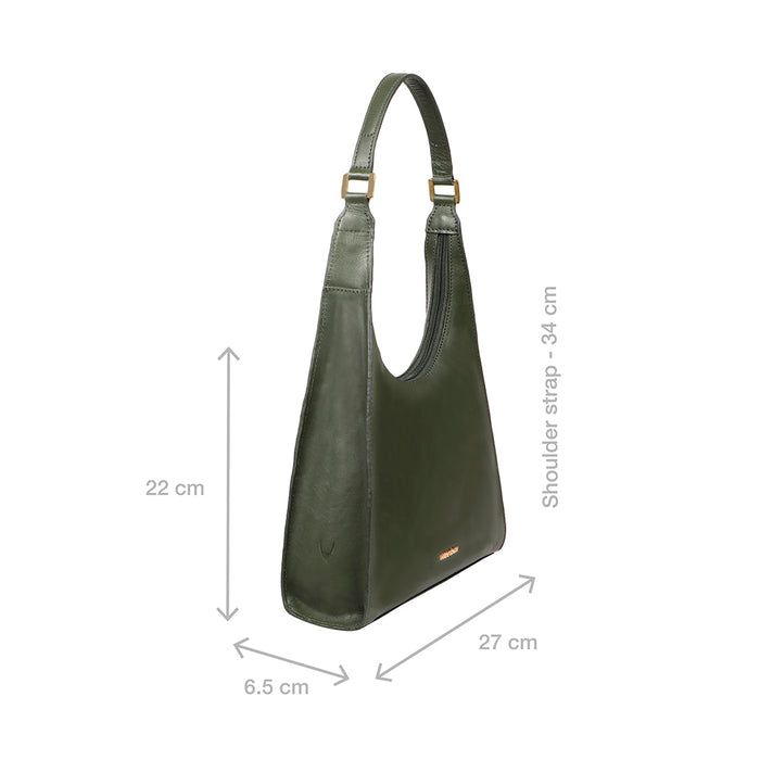 Cordoba 01 Green Leather Shoulder Bag