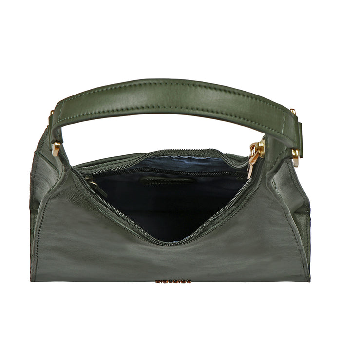 Cordoba 01 Green Leather Shoulder Bag