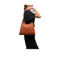 Cordoba 01 Orange Leather Shoulder Bag