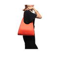 Cordoba 01 Orange Leather Shoulder Bag