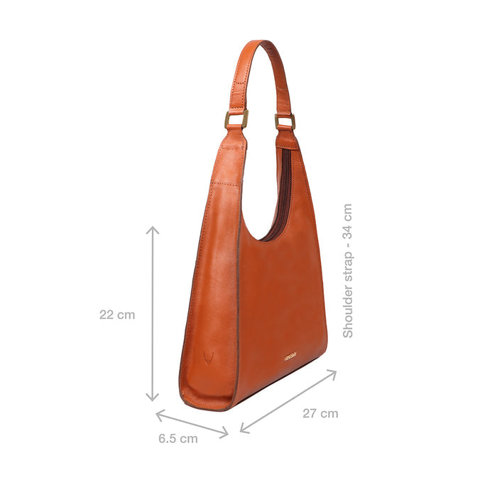Cordoba 01 Orange Leather Shoulder Bag