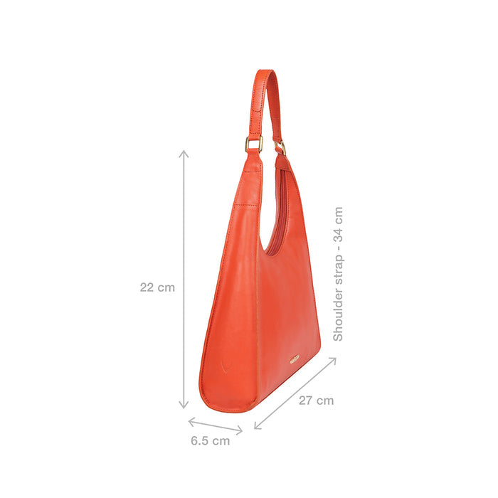 Cordoba 01 Orange Leather Shoulder Bag
