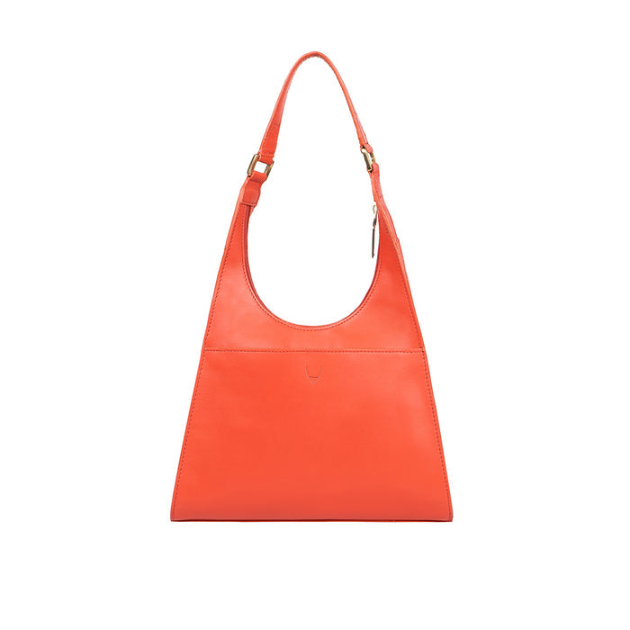 Cordoba 01 Orange Leather Shoulder Bag
