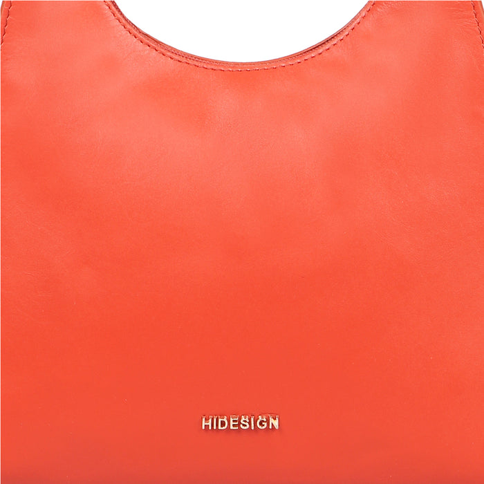 Cordoba 01 Orange Leather Shoulder Bag
