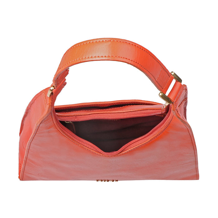 Cordoba 01 Orange Leather Shoulder Bag