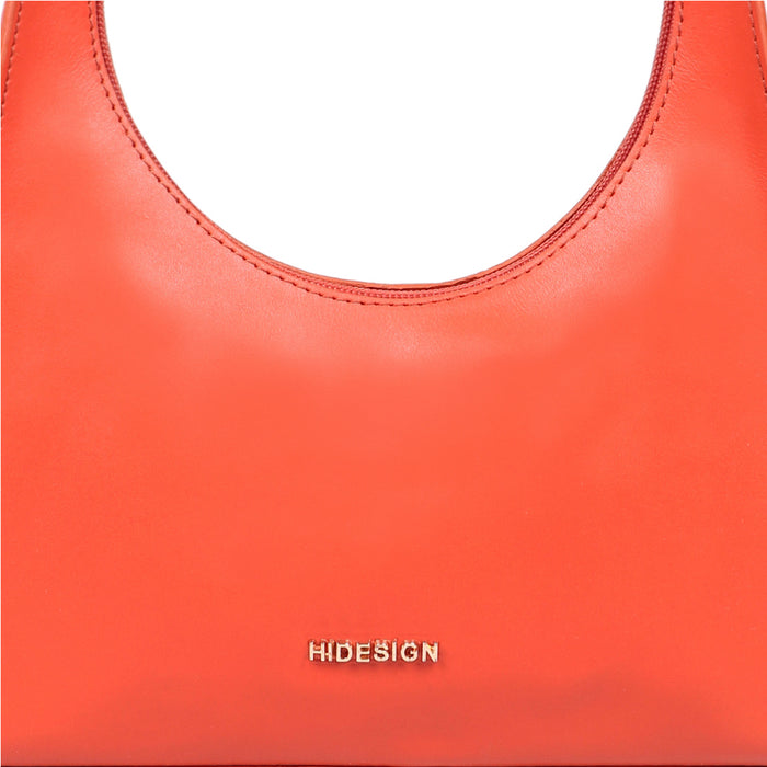Cordoba 02 Orange Leather Shoulder Bag