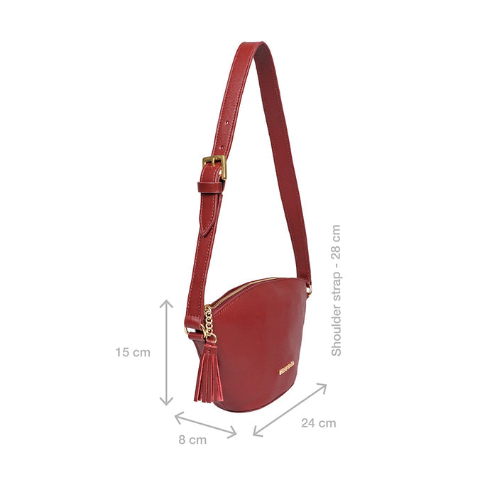 Cordoba 06 Marsala Leather Shoulder Bag