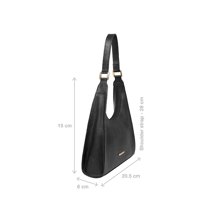 Cordoba 07 Black Leather Shoulder Bag