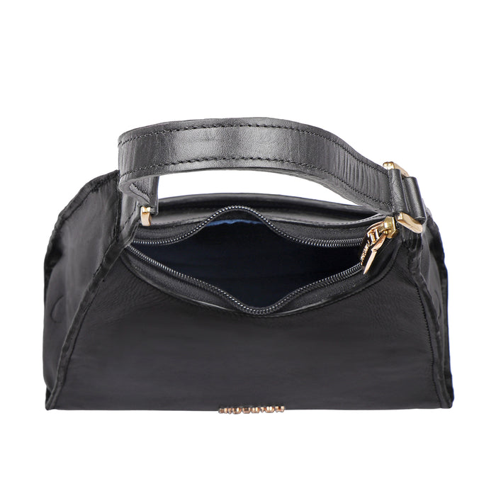 Cordoba 07 Black Leather Shoulder Bag