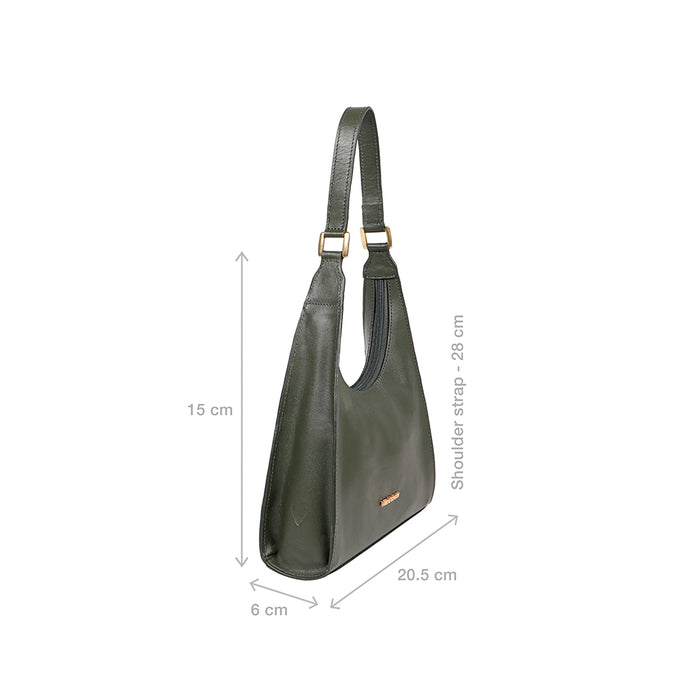 Cordoba 07 Green Leather Shoulder Bag