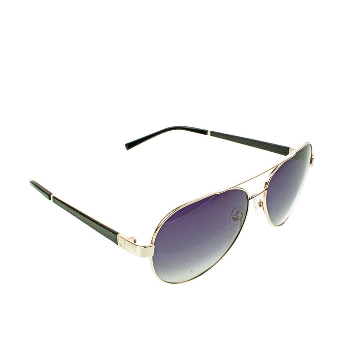 Corfu Rgo27Yu Unisex Black Aviator Sunglasses