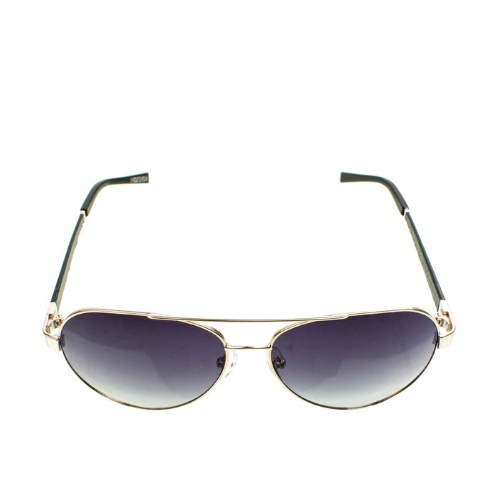 Corfu Rgo27Yu Unisex Black Aviator Sunglasses