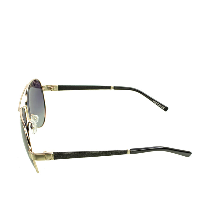 Corfu Rgo27Yu Unisex Black Aviator Sunglasses