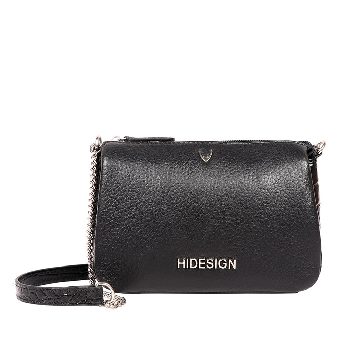 Corso 01 Black Leather Sling Bag