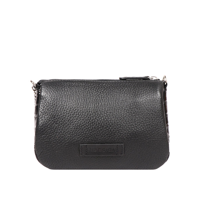 Corso 01 Black Leather Sling Bag